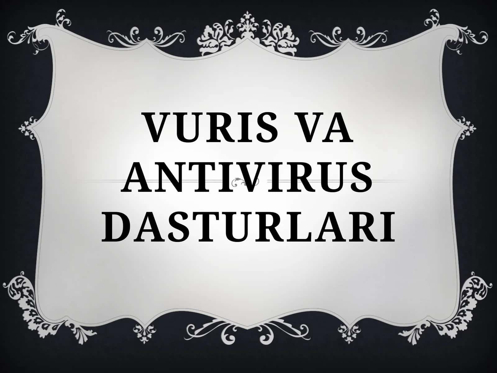 vurisvaantivirusDASTURLARI