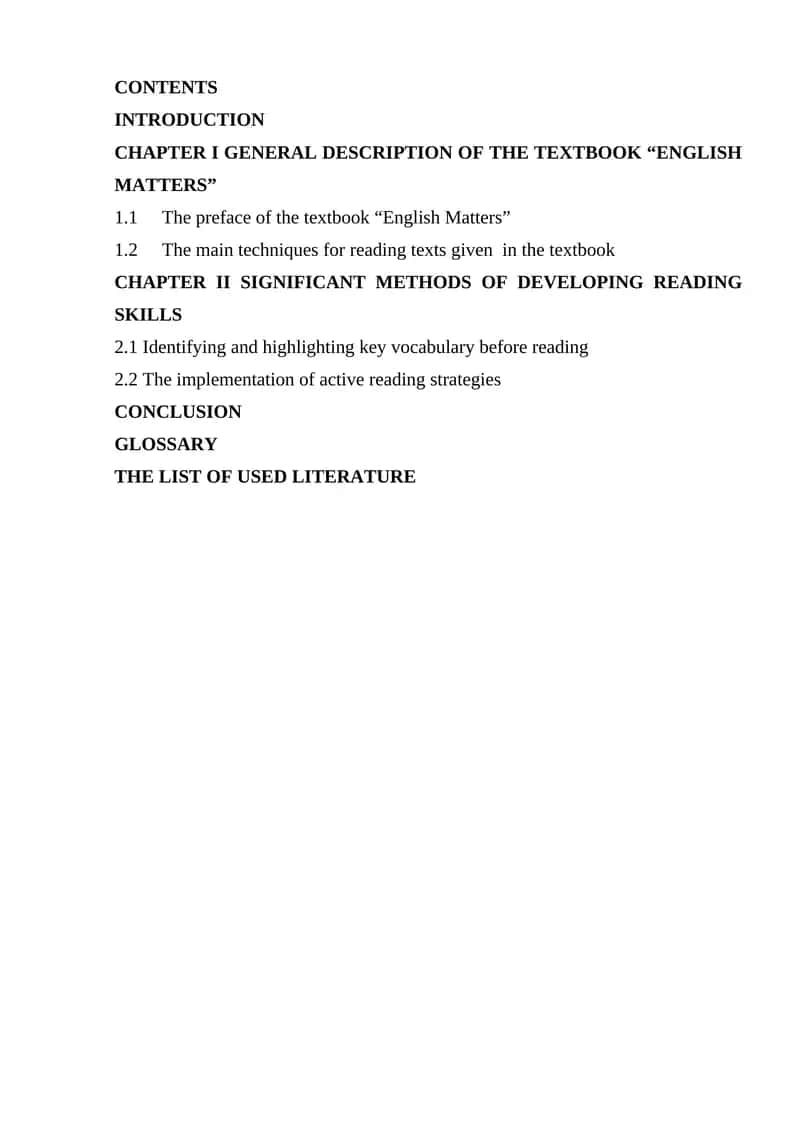 SIGNIFICANT METHODS OF DEVELOPING READING SKILLS