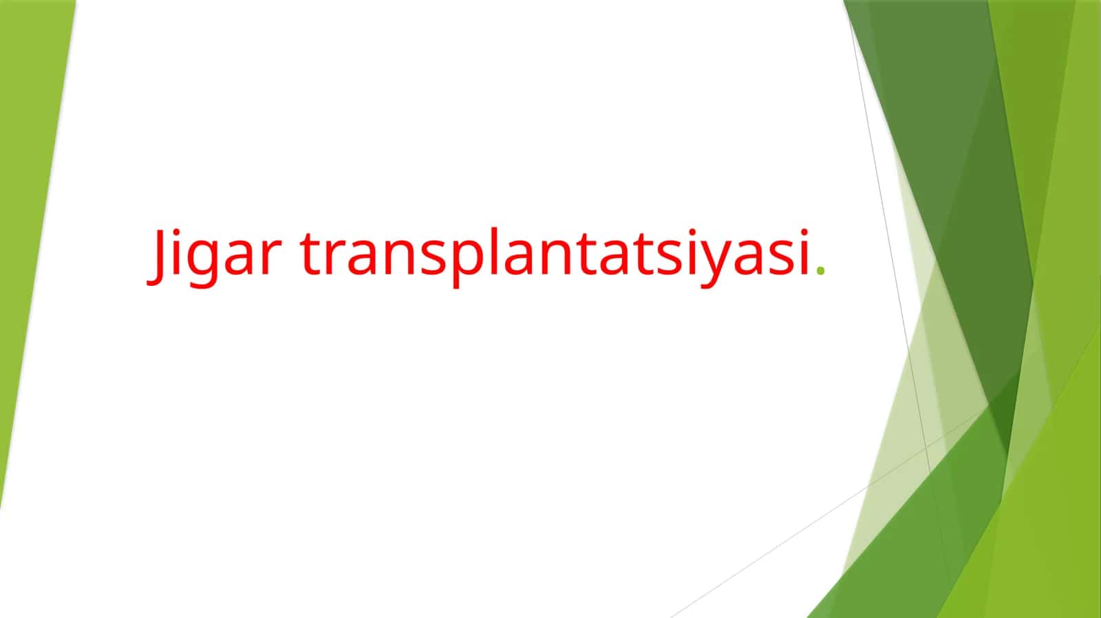Jigartransplantatsiyasi