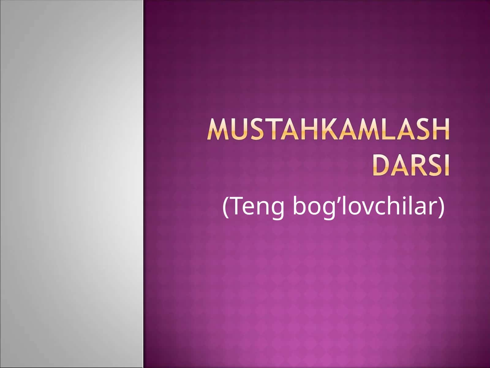 Bog`lovchilar