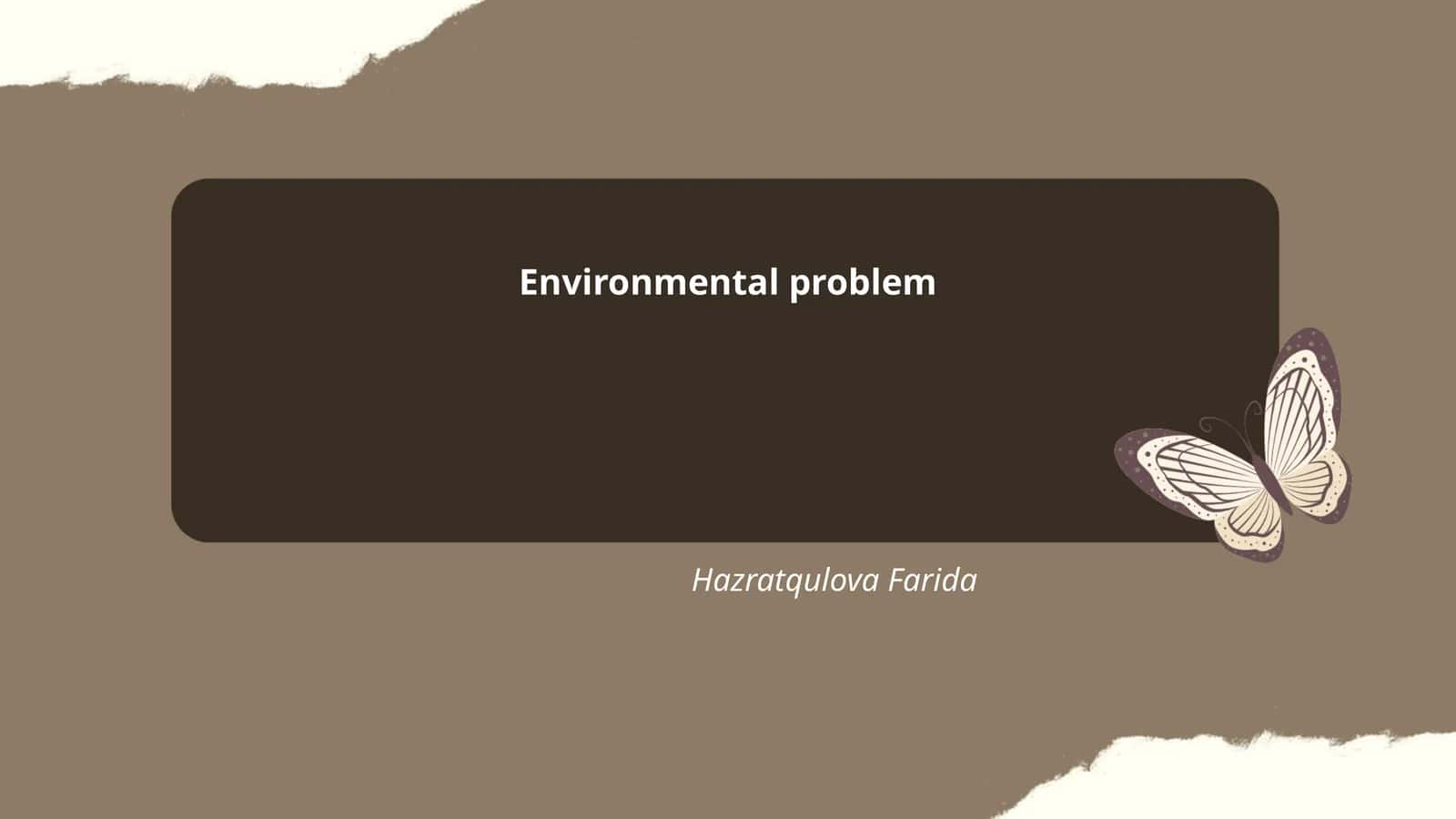 Environmental Problem