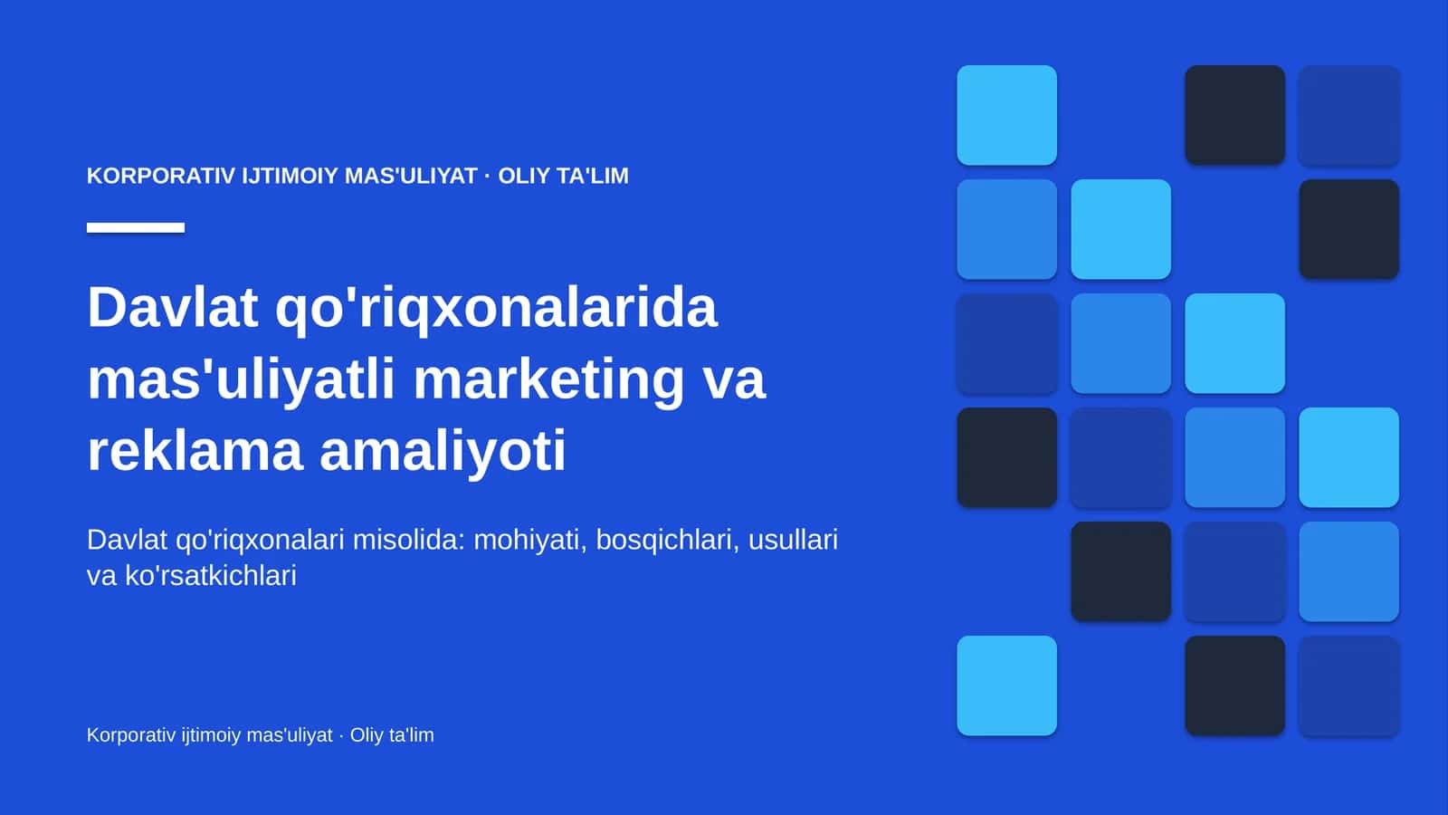 davlat qo'riqxonalarida mas'uliyatli marketing va reklama amaliyoti 4736