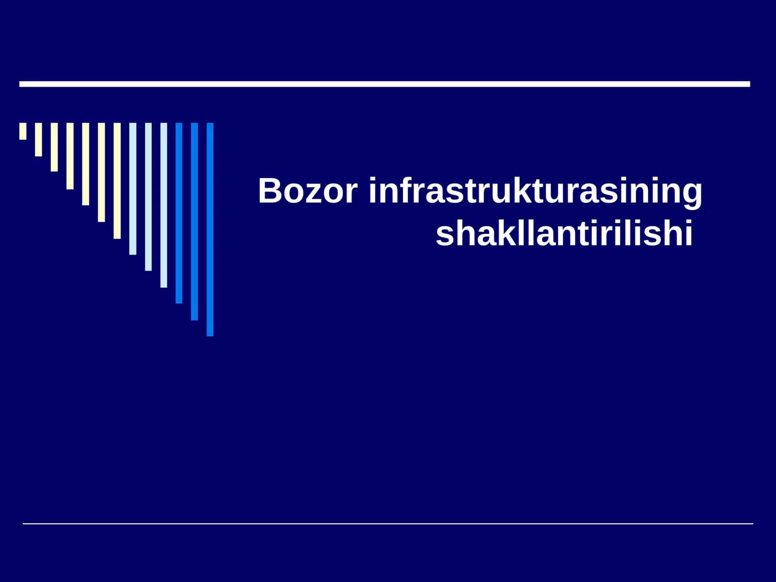Bozor infrastrukturasi