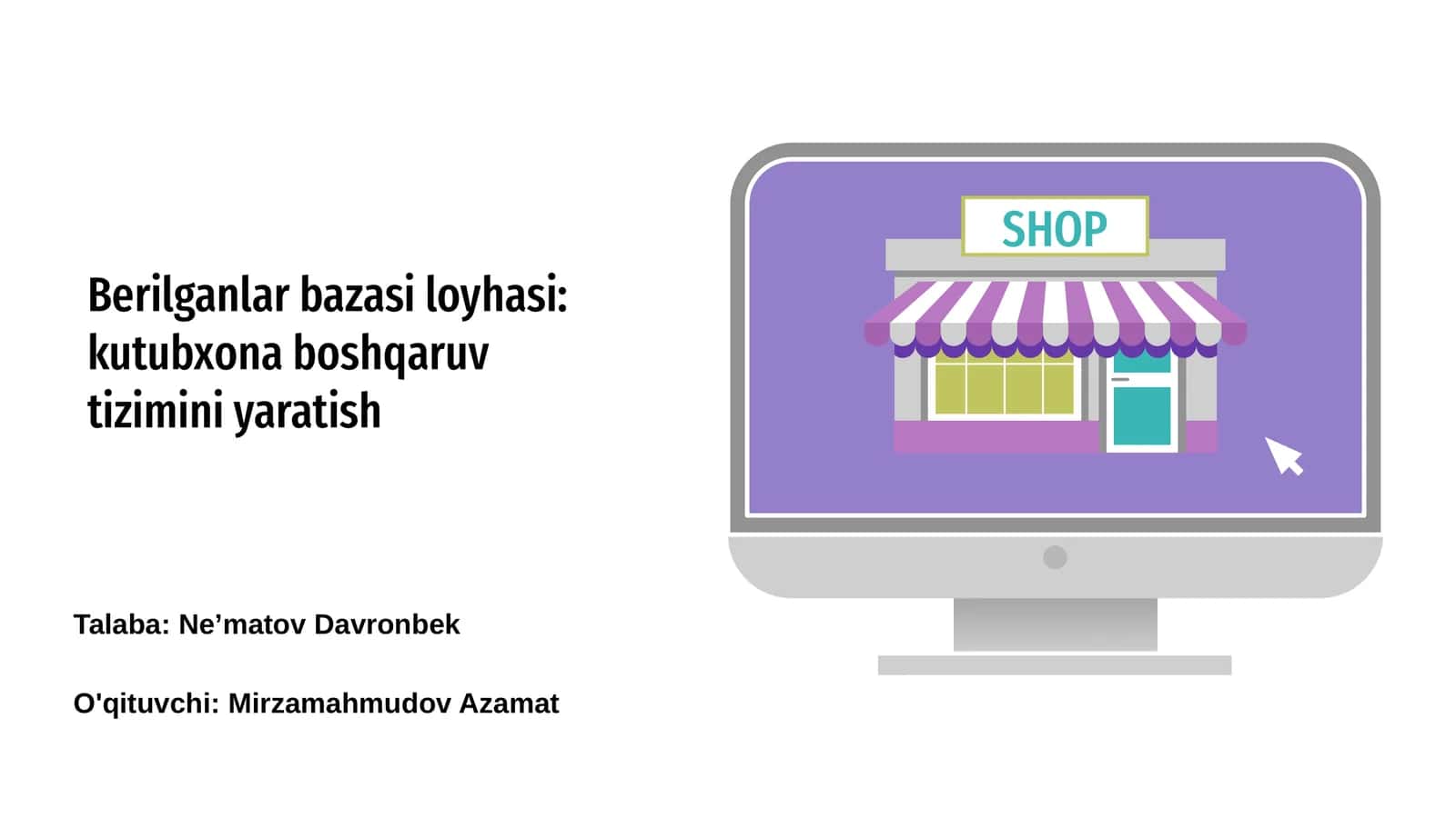Kutubxona boshqaruv tizimi