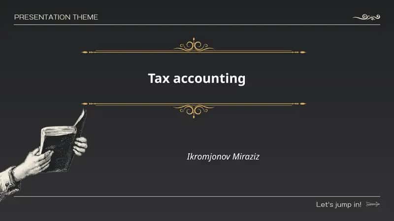 Tax accounting