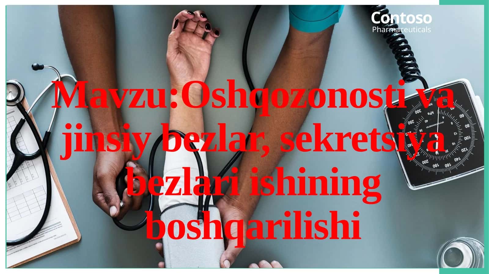 oshqozon osti va jinsiy bezlar
