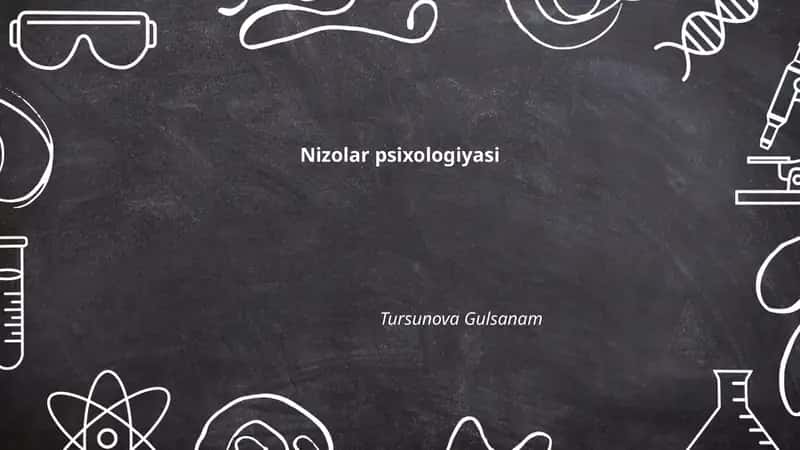 Nizolar psixologiyasi