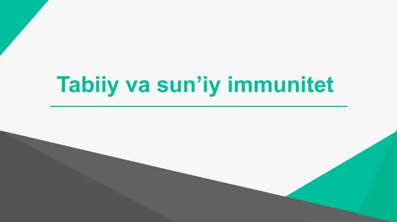 Immunitet