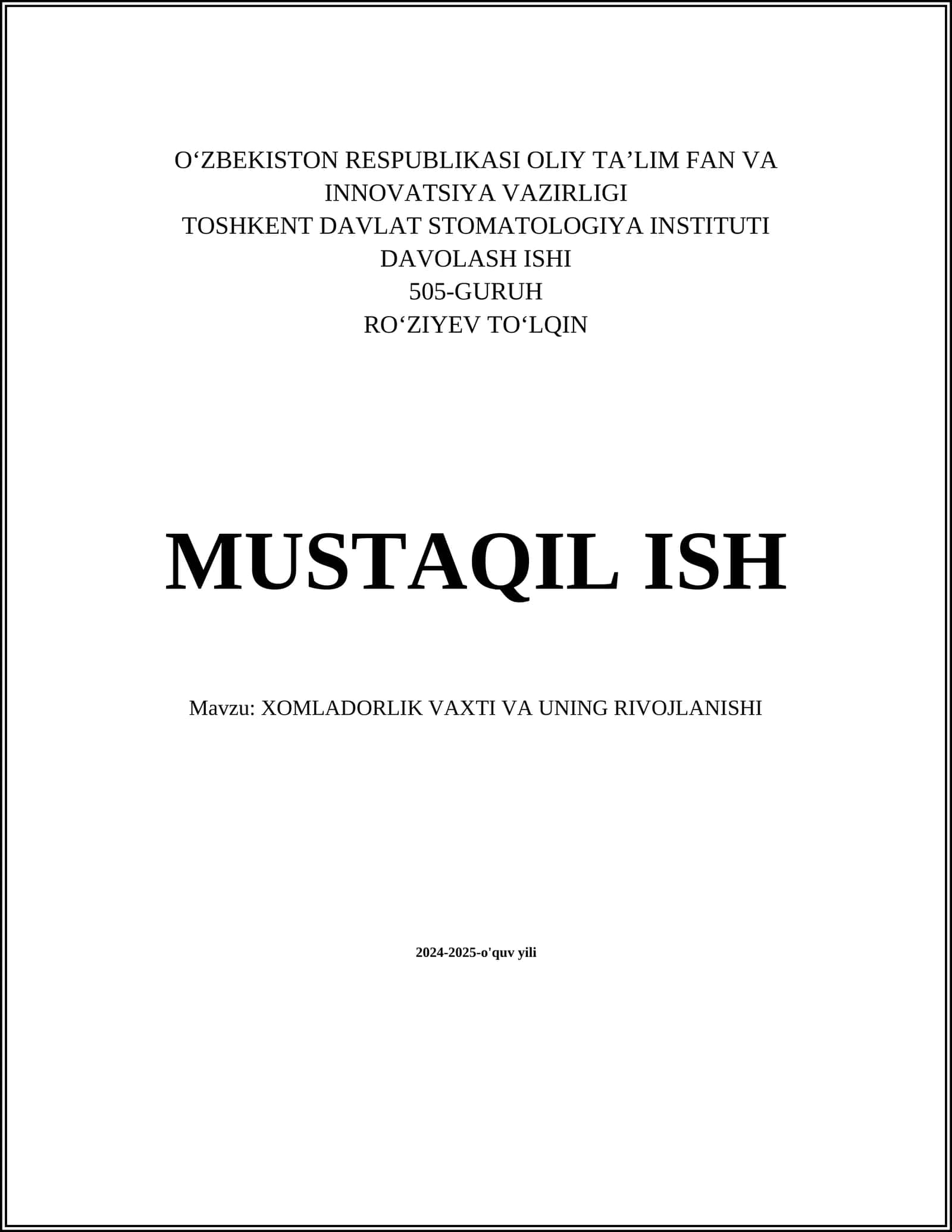 Xomiladorlikning biologik jarayonlari