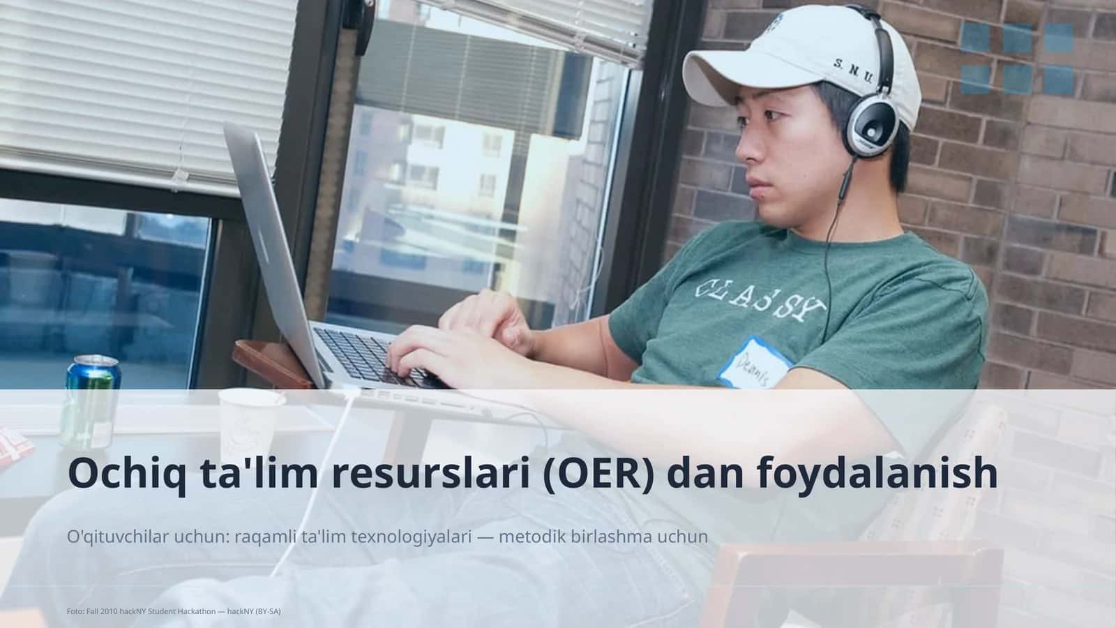 Ochiq ta'lim resurslari (OER) dan foydalanish