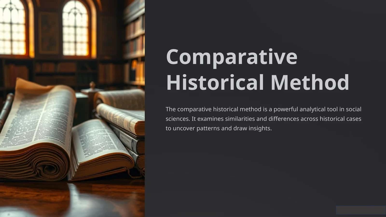 Comparative Historical Method