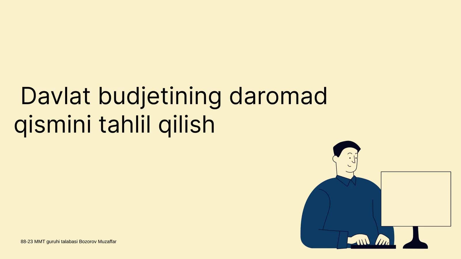 Byudjet Daromadlari Tahlili