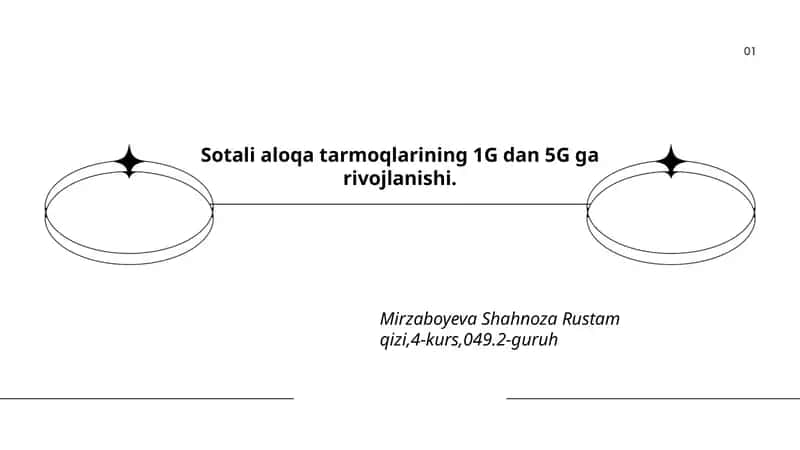 Sotali aloqa tarmoqlarining 1G dan 5G ga rivojlanishi