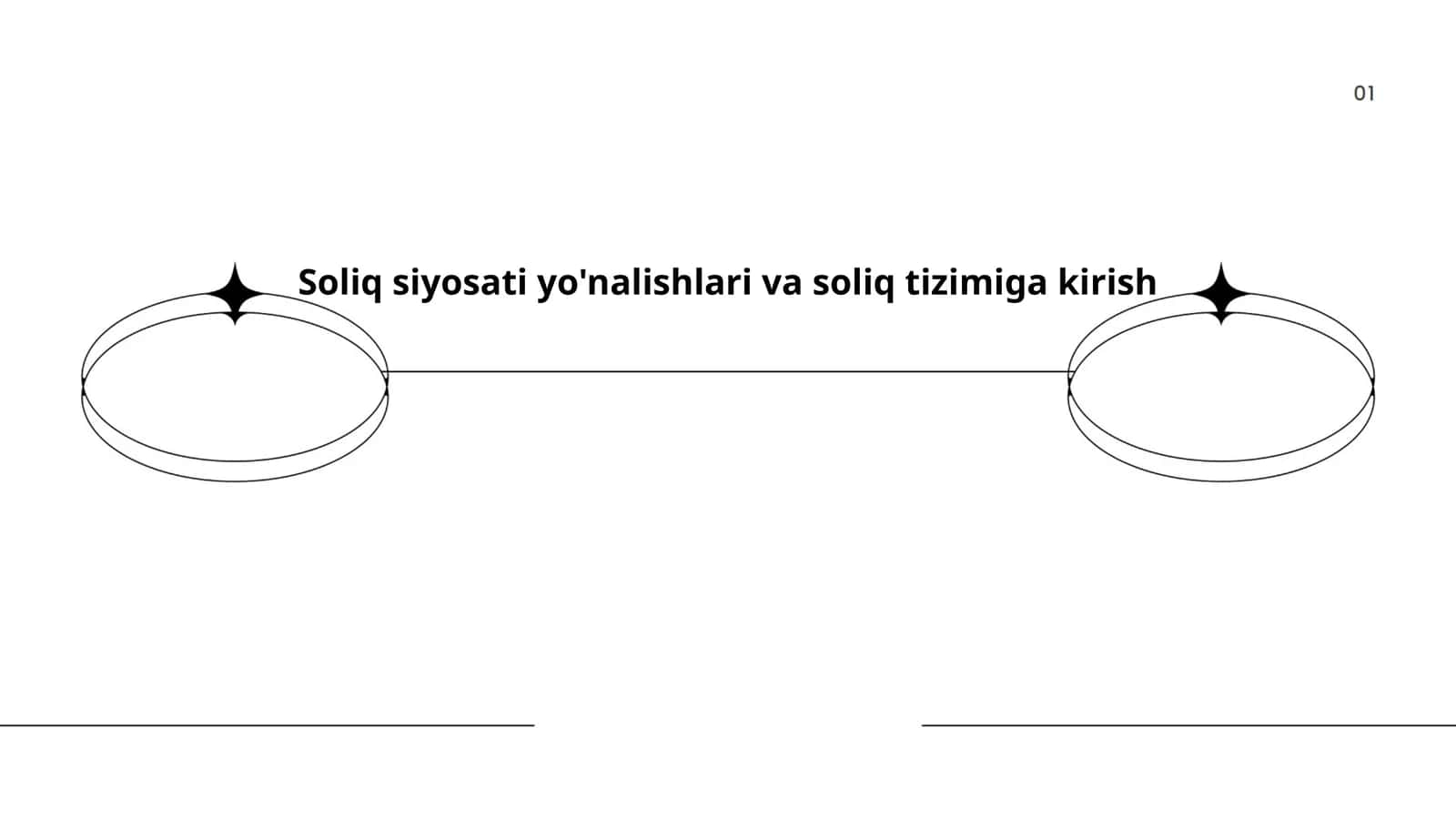 Soliq siyosati yo'nalishlari va soliq tizimiga kirish