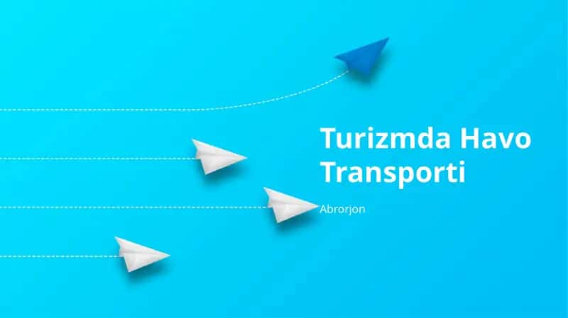 Turizmda Havo Transporti