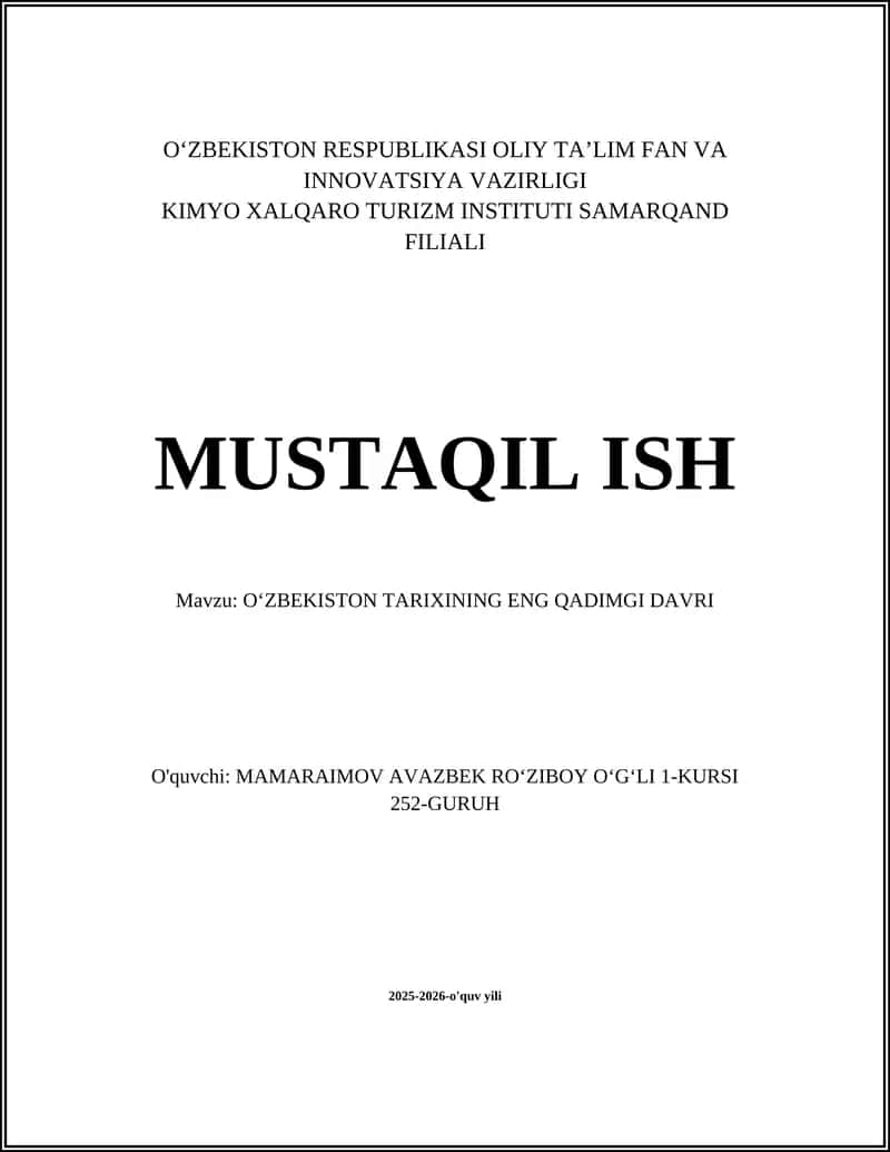 Oʻzbekistonda paleolit davri: insonlarning ilk izlari