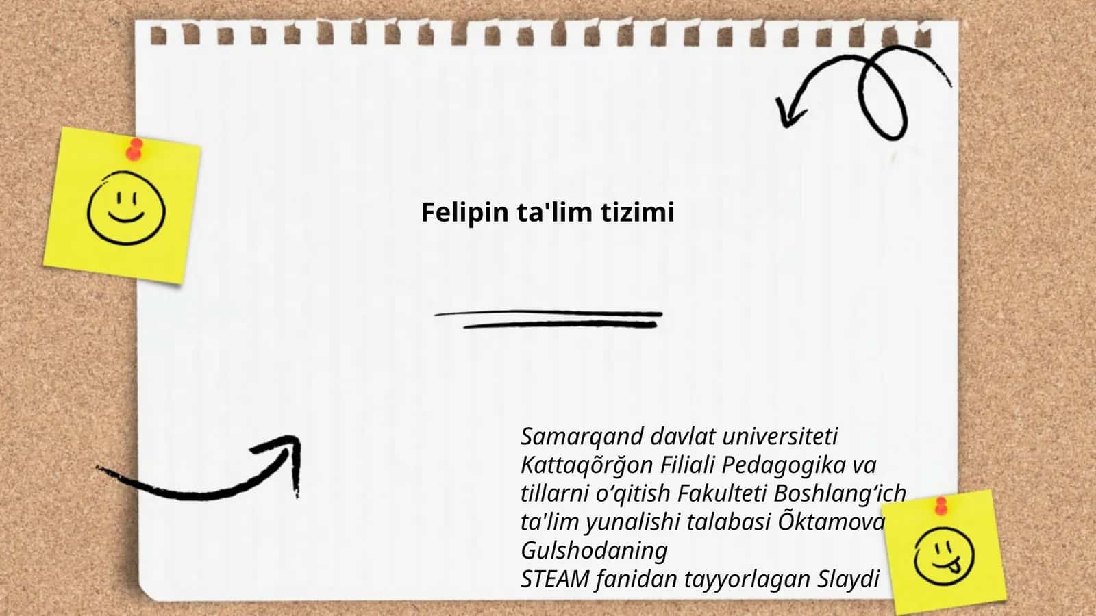 Felipin ta'lim tizimi