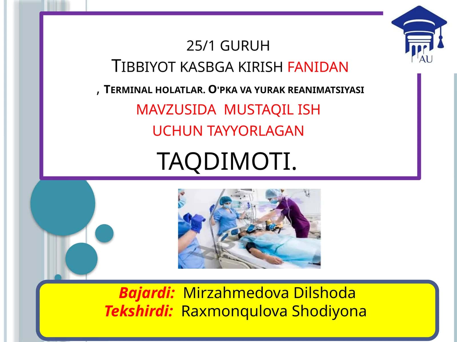 O'pkavayurak reanimatsiyasi