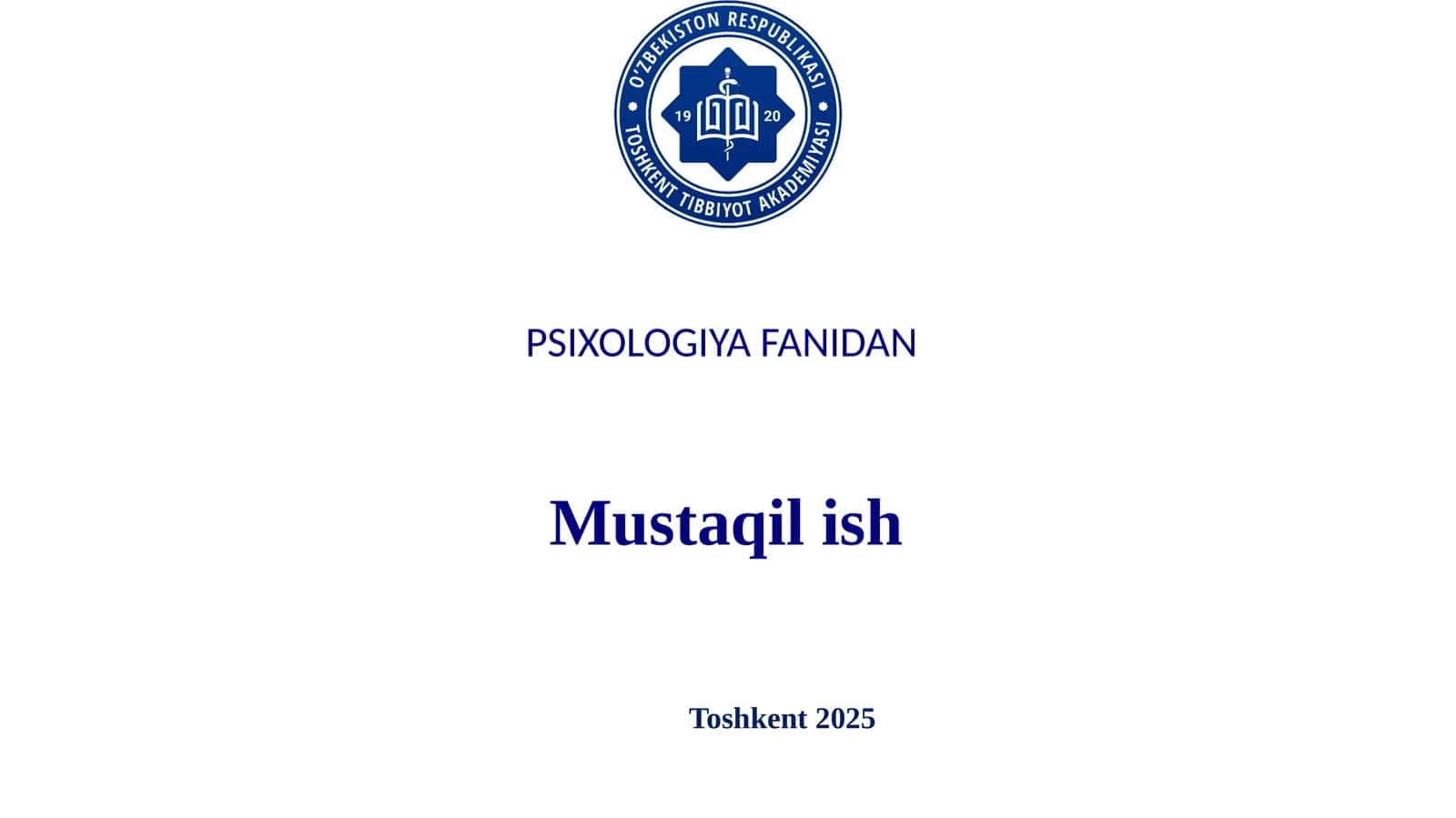 Shifokor va bemor muloqotining psixologik xususiyatlari