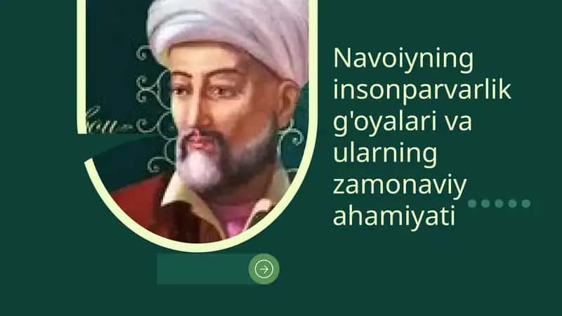 Navoiyning insonparvarlik g'oyalari va ularning zamonaviy ahamiyati