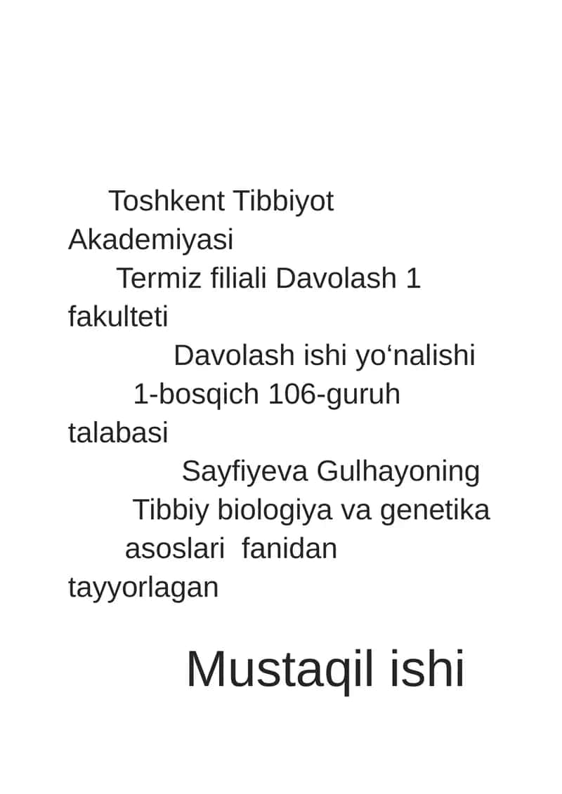 15. A‘zolar sistemasi ontofilogenezi: teri, sklet, nerv sistemasi, qon aylanish, endokrin tizimi, ayiruv sistemasi. Ekologiya. Odam-ekologik omil. Biosfera va uning muammolari.