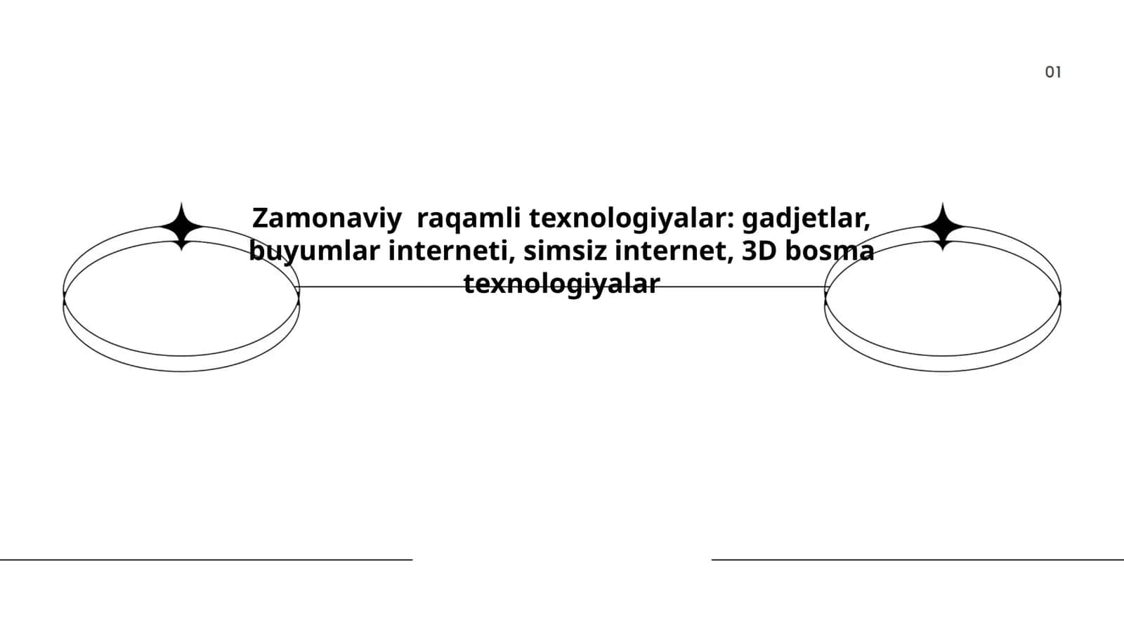 Zamonaviy raqamli texnologiyalar
