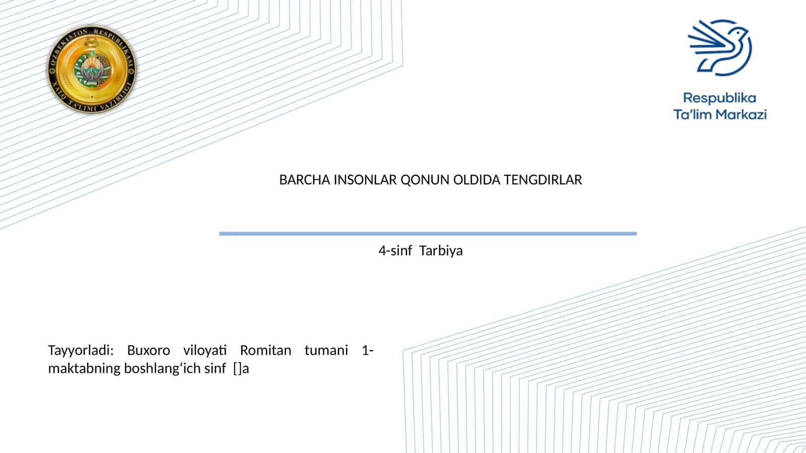 Buxoro viloyati Romitan tumani 1-maktab