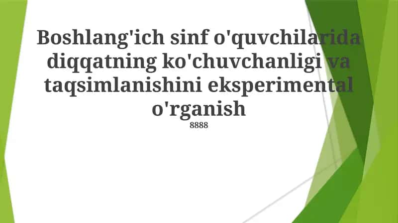 E'tiborni baholash va taqsimlash