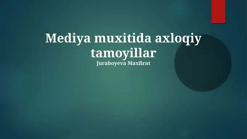 Axloqiy tamoyillar