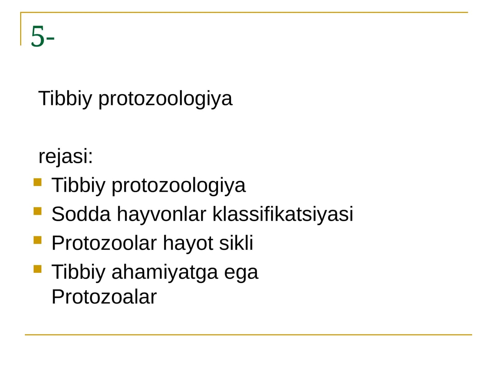 Tibbiy protozoologiya