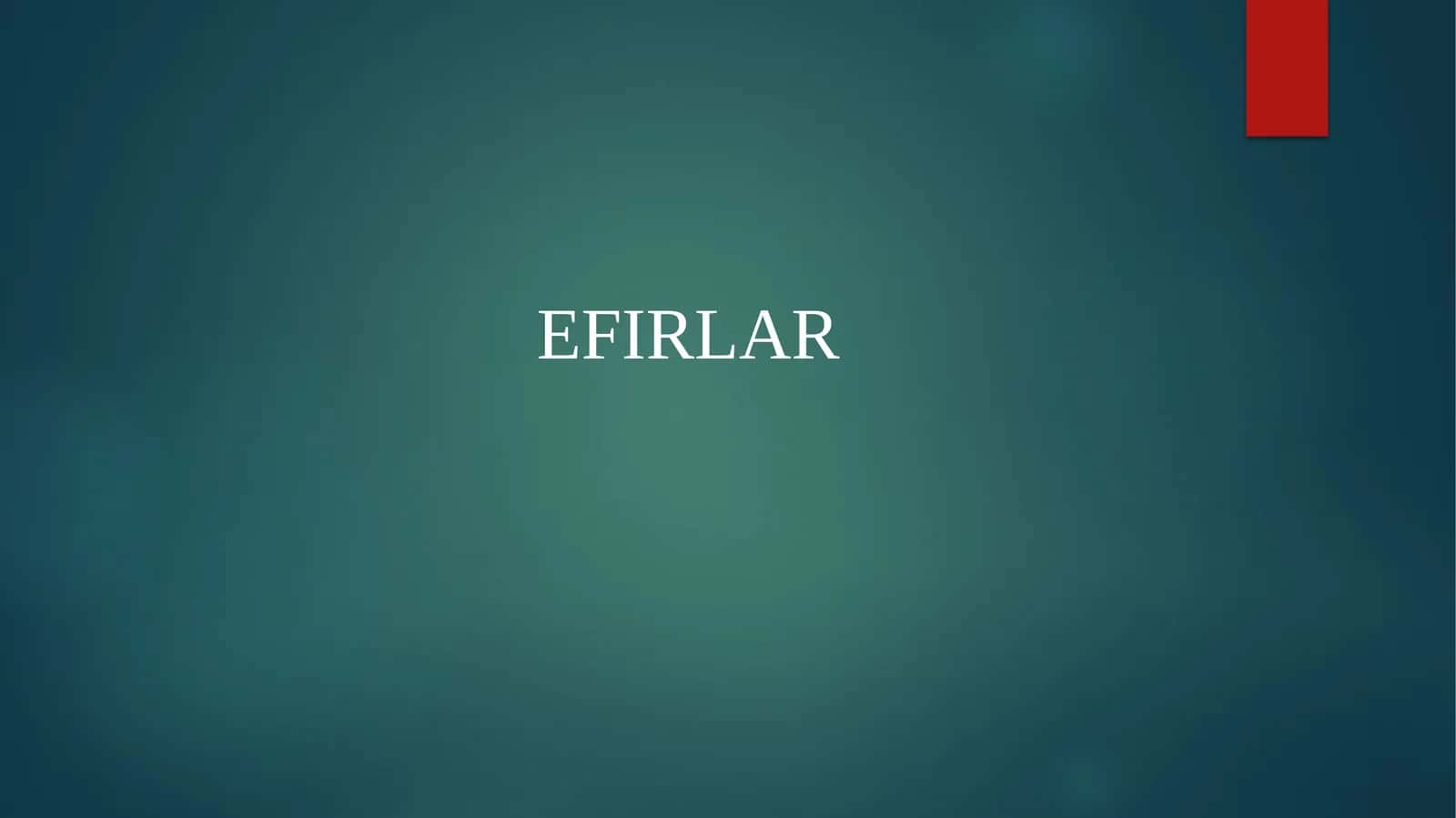 EFIRLAR