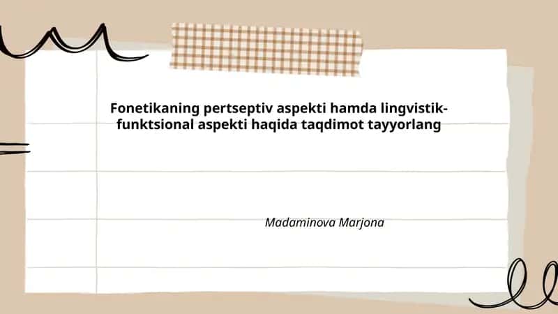 Fonetikaning pertseptiv aspekti