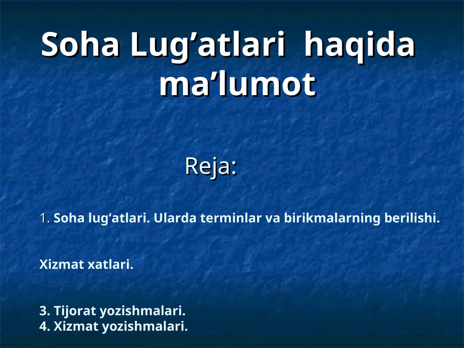 Soha Lug’atlari haqida ma’lumot