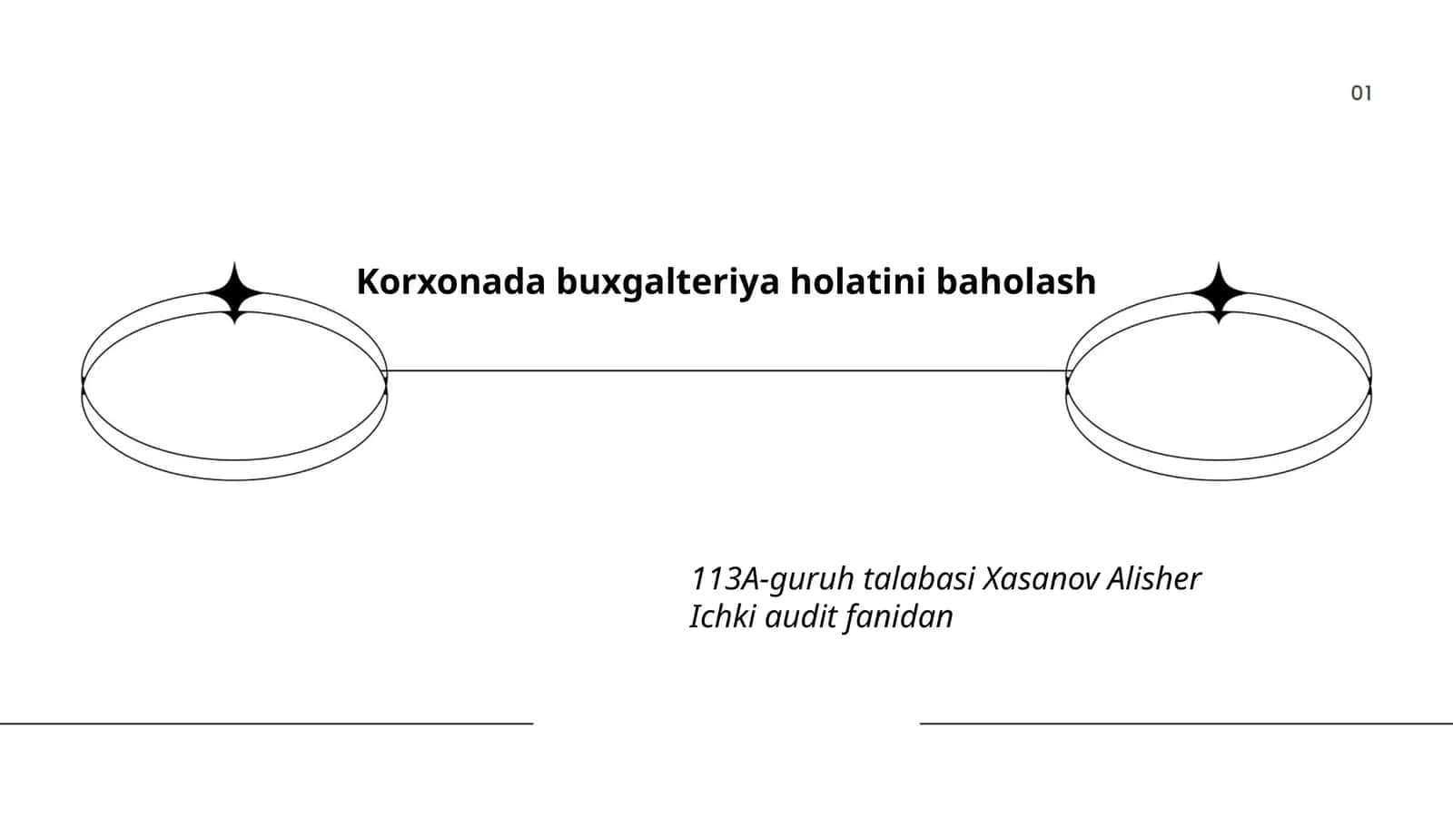 Korxonaning moliyaviy hisobotlari