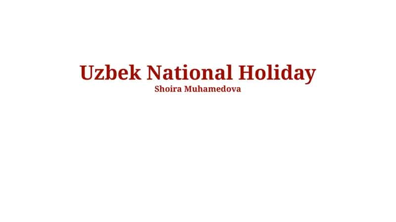 Navruz Celebration in Uzbekistan