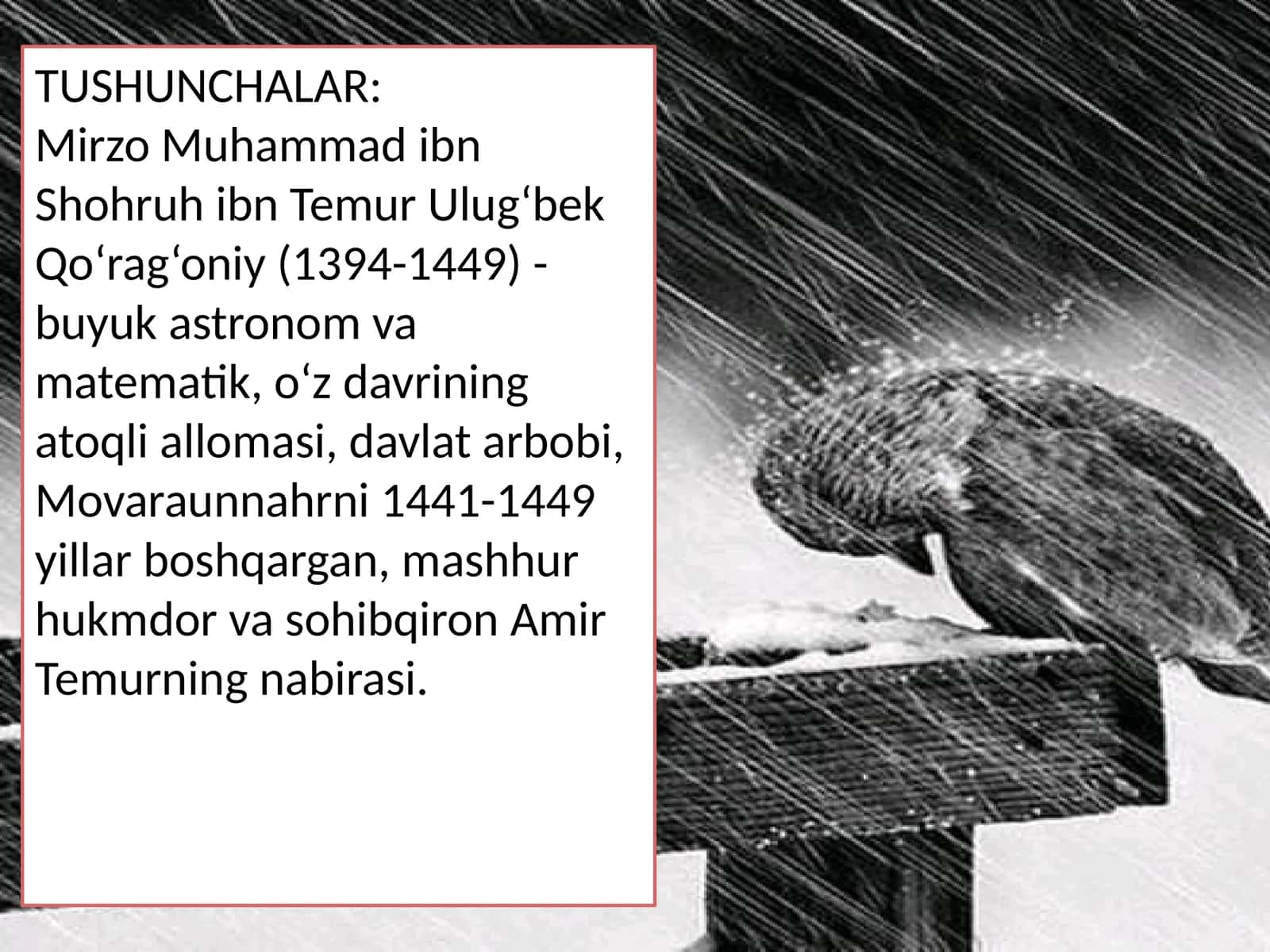 Amir Temurdan keyin saltanat