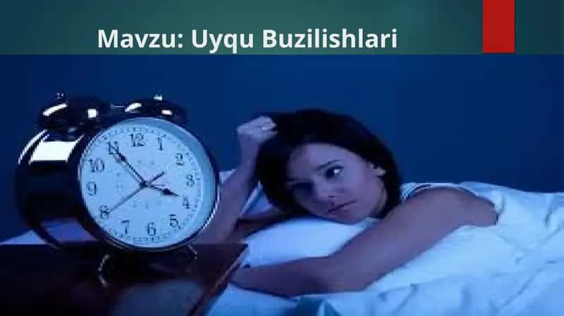 Uyqu Buzilishlari