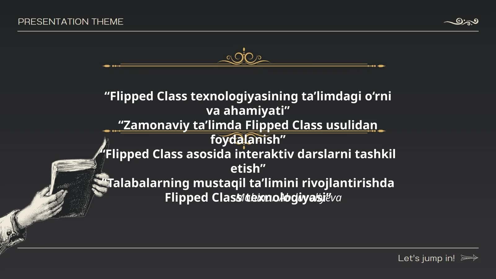 Flipped Class texnologiyasining ta’limdagi o‘rni va ahamiyati
