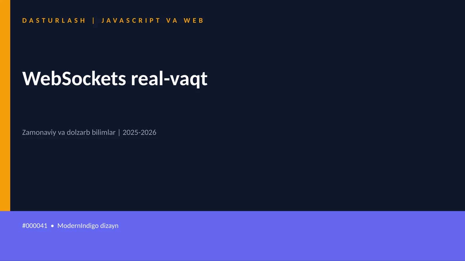 WebSockets real-vaqt