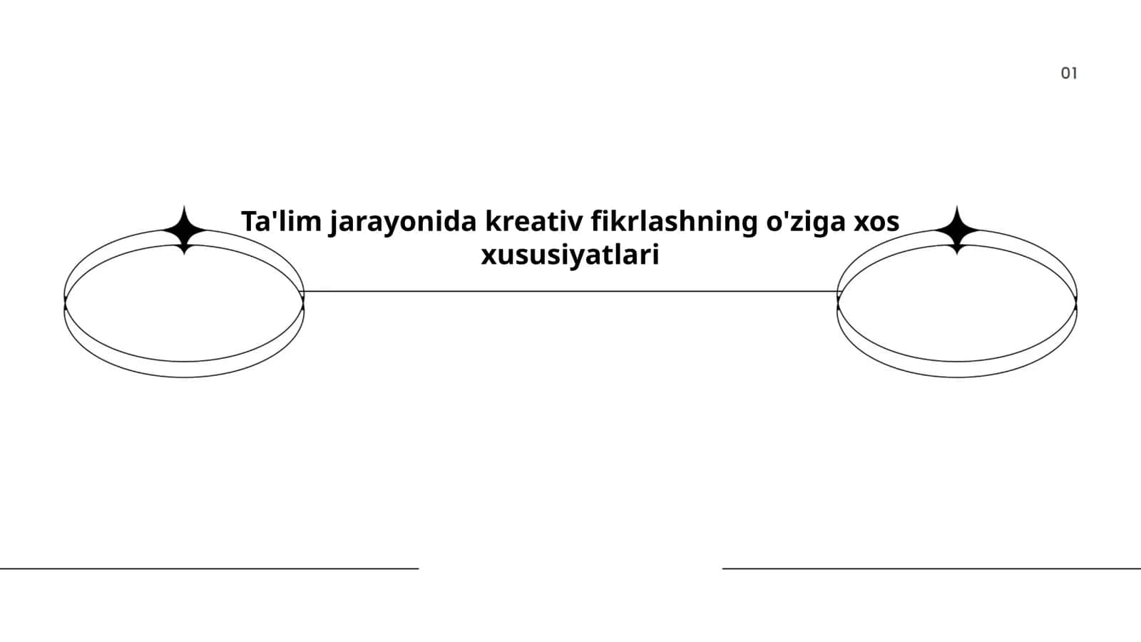 Ta'lim jarayonida kreativ fikrlashning o'ziga xos xususiyatlari