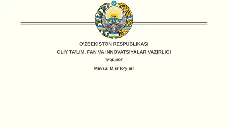 Misrto'ylari