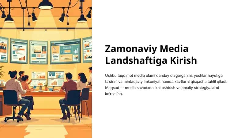 Zamonaviy Media Landshaftiga Kirish