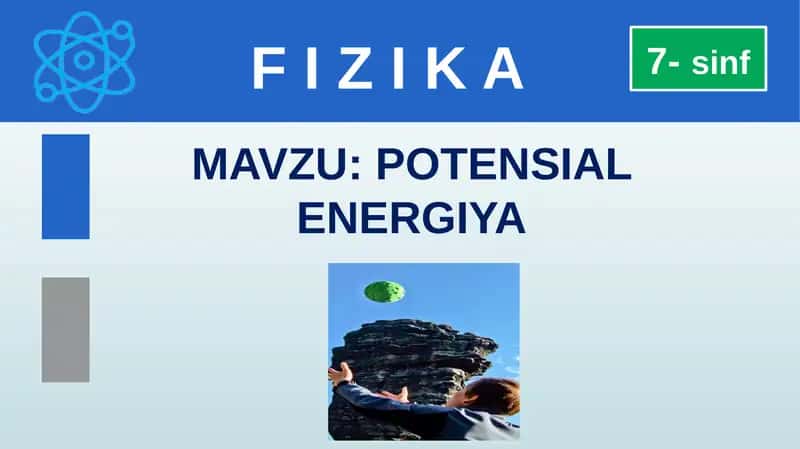 POTENSIAL ENERGIYA