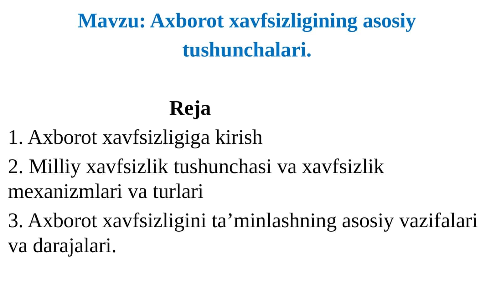Axborotxavfsizligi