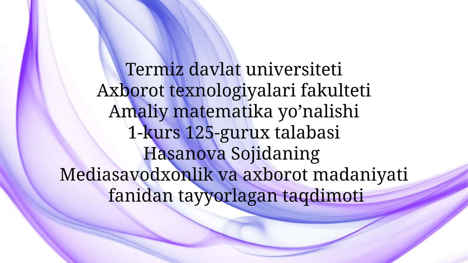 Media savodxonlikni rivojlantirish yo'llari