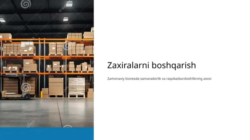 Zaxiralarni boshqarish
