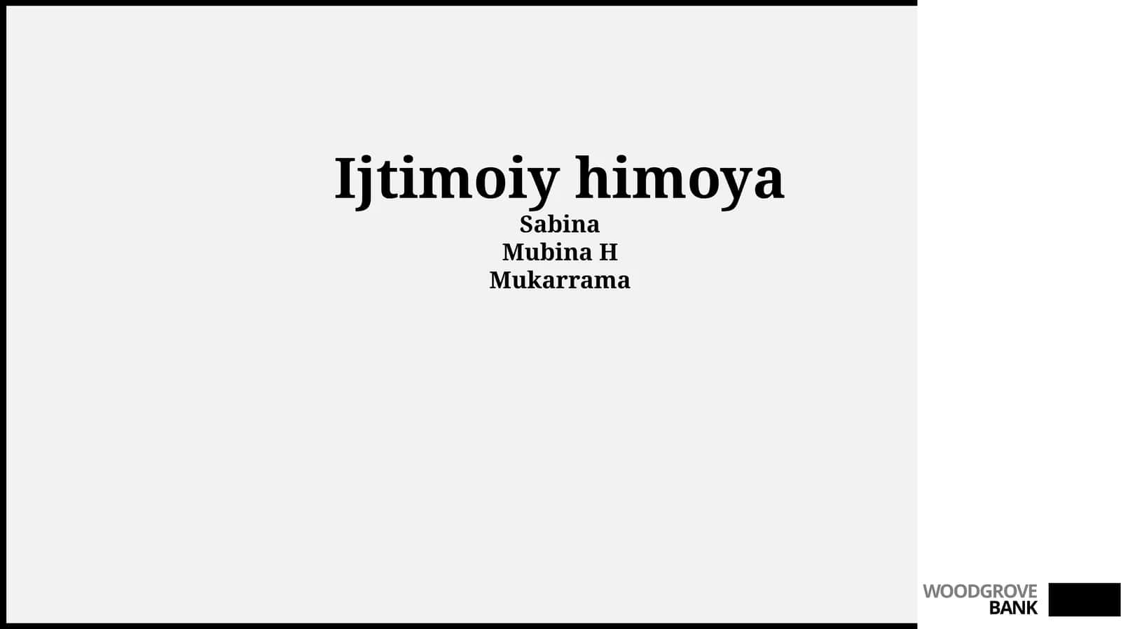 Ijtimoiy himoya