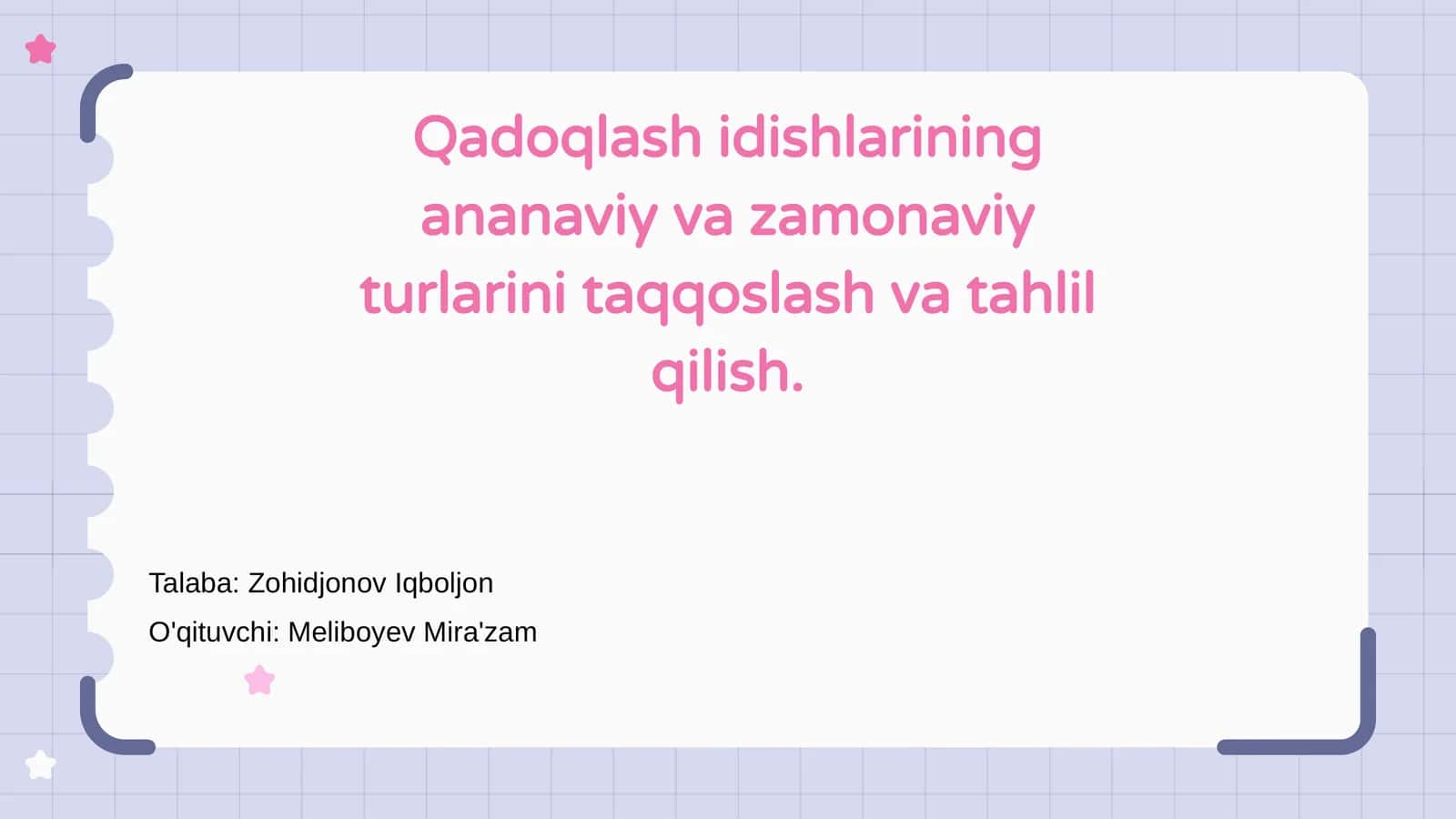 Qadoqlash Idishlarining Turli xil turlari