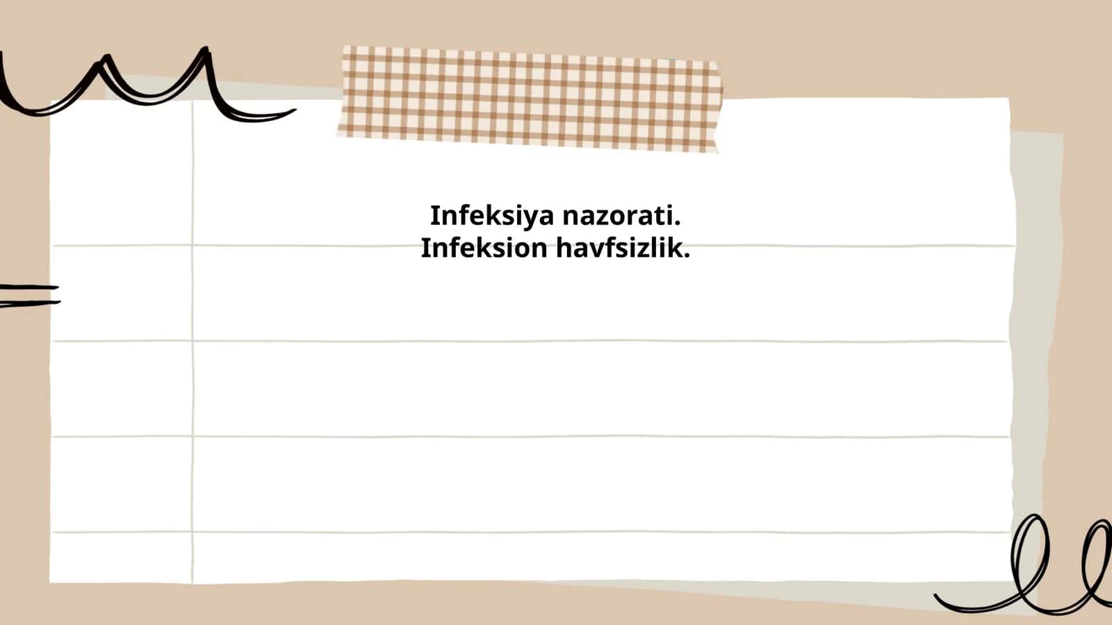 Infeksiya nazorati choralari