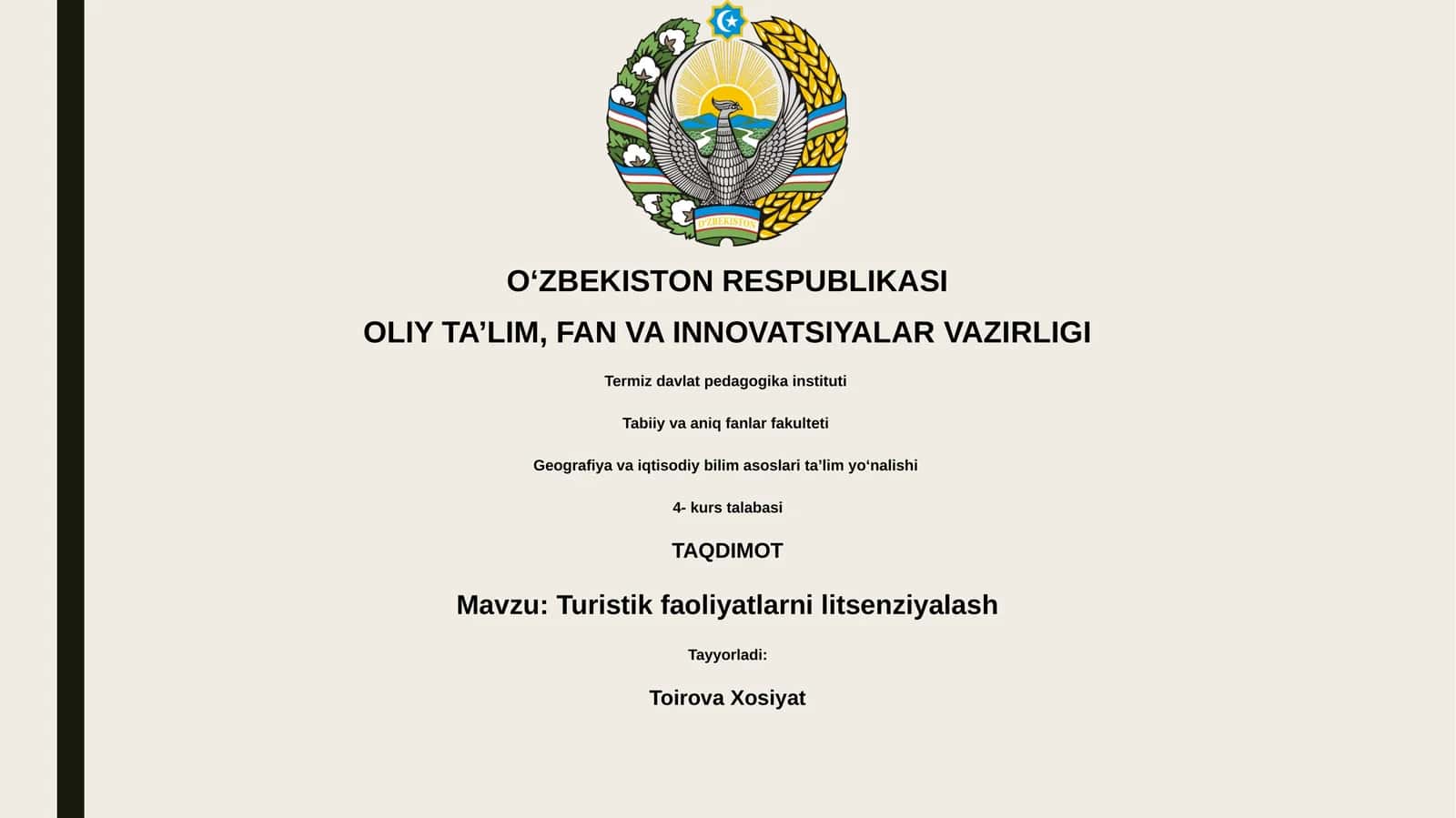 Turistik faoliyatlarni litsenziyalash